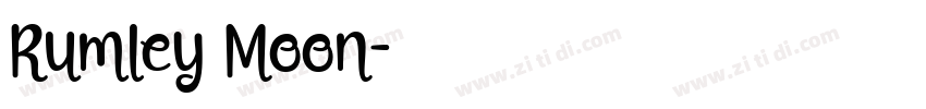 Rumley Moon字体转换